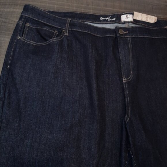 NEW Penningtons D/C Straight Leg Jeans Straight Fit Dark Wash Stretch Denim - Picture 6 of 14
